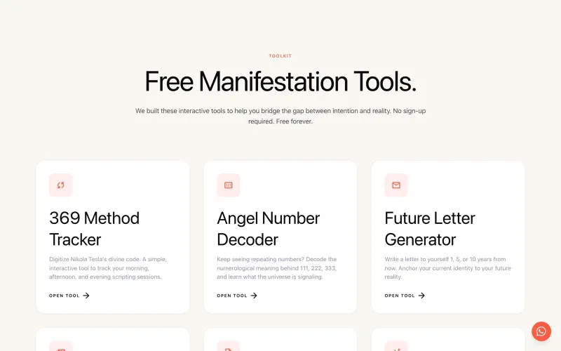 FutureSelf AI. The tool surface