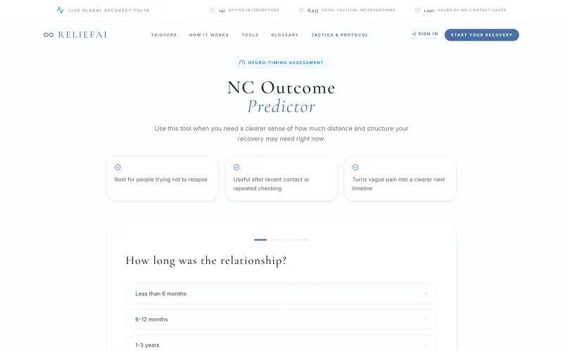 ReliefAI. An assessment tool